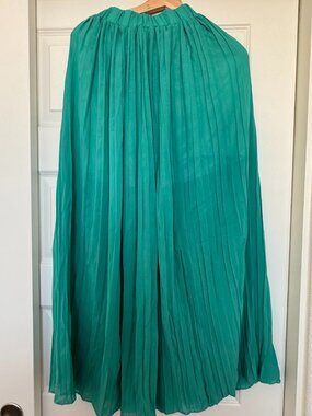 Green Maxi Skirt